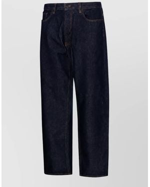 Emporio Armani Denim Straight-Leg Jeans - Blue