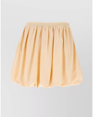 Marni Cotton Balloon Mini Skirt - Natural