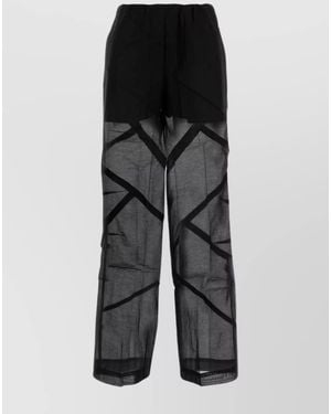 Co. Pant Tton Blend Elastic Waistband - Black