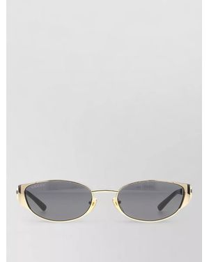 Gucci Metal Sunglasses Slim Arms Nose Pads - Gray
