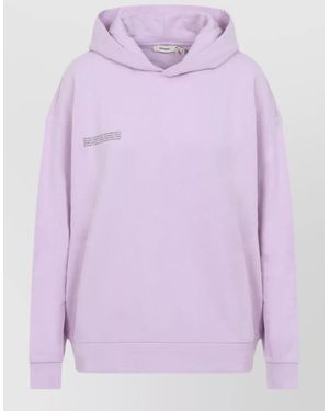 PANGAIA Cotton Oversized Hoodie - Purple