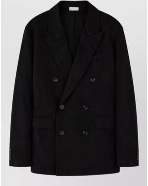 Dries Van Noten Balto Blazer Double Breasted Front Pockets - Black