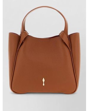 Christian Louboutin Bettina Mini Shoulder Shopping Bag - Brown