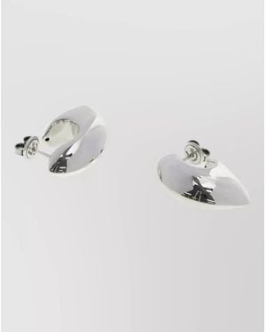 Bottega Veneta Metal Earrings - Metallic
