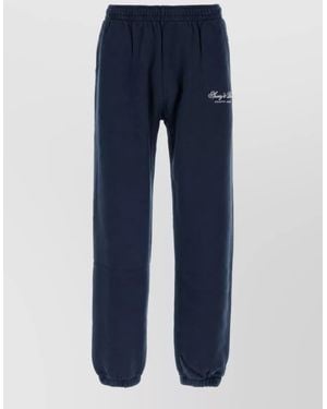 Sporty & Rich Cotton Jogger Shorts - Blue