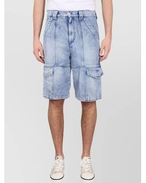 Isabel Marant Cargo Shorts - Blue