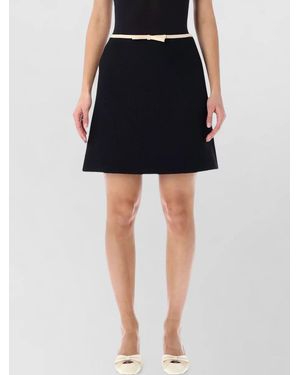 Valentino Garavani Tweed Mini Skirt - Black