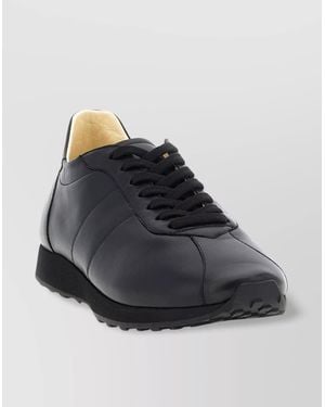 The Row Low-Top Rubber Sole Sneakers - Black