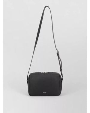 Tom Ford Shoulder Bag Adjustable Strap Textured Finish - White