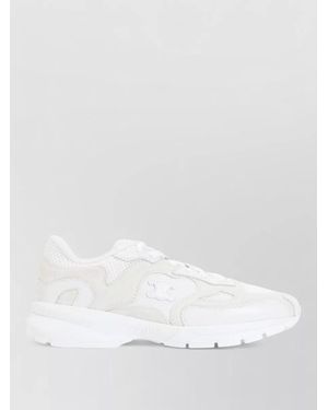 Celine Leather Low-Top Trainers - White