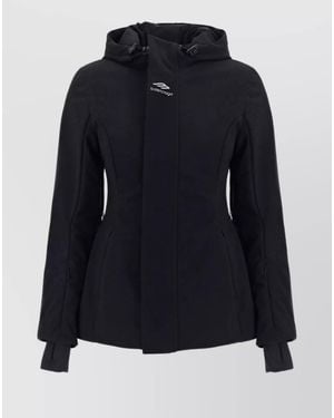 Balenciaga Nylon Ski Hourglass Parka - Blue