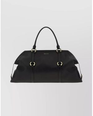 McQueen Farringdon Maxi Handbag Structured Shape - Black