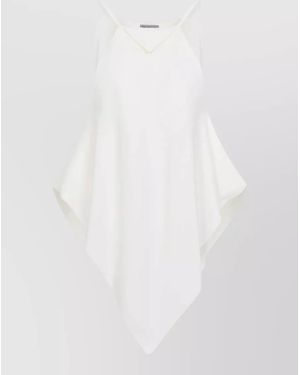 Balenciaga Scarf Top - White