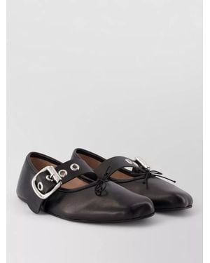 Vivienne Westwood Alice Ballerinas Bow Detail Nappa Leather - Black