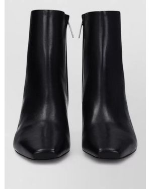 Off-White c/o Virgil Abloh Leather Ankle Boots - Black
