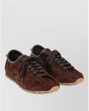Jacquemus Leather Low-Top Sneakers - Brown
