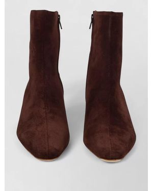 STAUD Leather Court Shoes - Brown