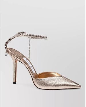 Jimmy Choo Crystal Embellished Slingback Court Shoes - Multicolour