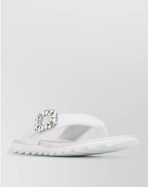 Roger Vivier Flat Sandals - White