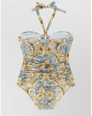 Zimmermann Daylight Swimsuit One Piece Floral Vintage - White