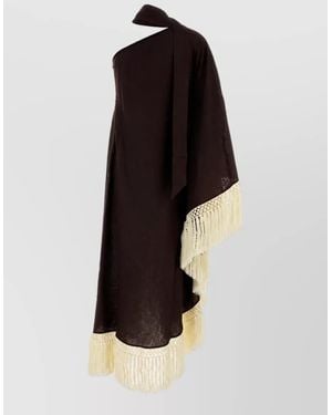 Taller Marmo Linen Dress - Black