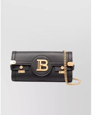 Balmain Mini Leather Bag Chain Strap - Multicolour