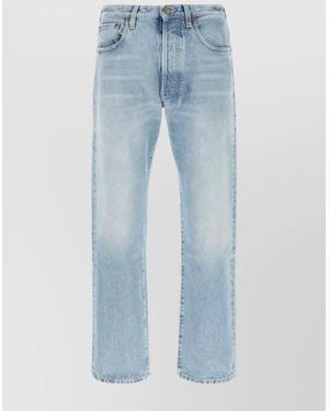 Valentino Garavani Denim Mid-Rise Straight-Leg Jeans - Blue