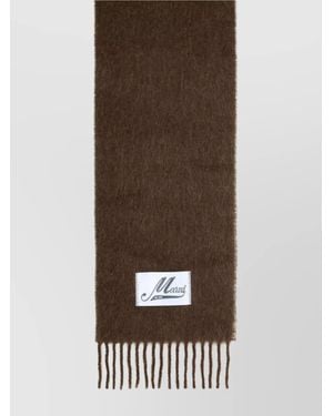 Marni Wool Scarf - Brown