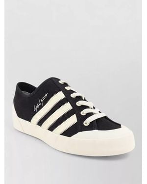Y-3 Low Top Lace Up Canvas Sneakers - Multicolor