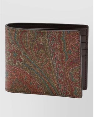 Etro Bi-Fold Wallet - Brown
