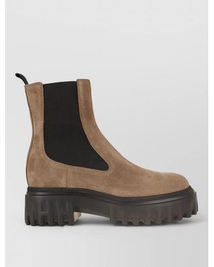 Hogan Suede Chelsea Ankle Boots - Multicolour