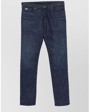 Emporio Armani Slim-Fit Denim Jeans - Blue
