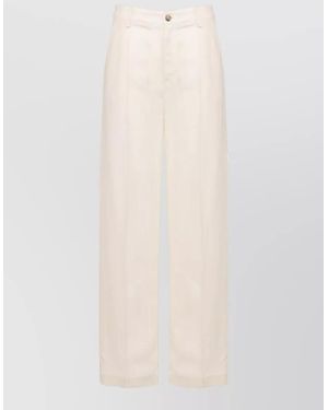 Woolrich Wide-Leg Trousers - White
