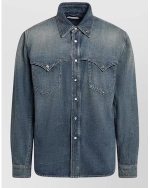 Versace Cotton Shirt - Blue