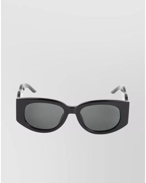 CASABLANCA Acetate Oval Sunglasses - Grey