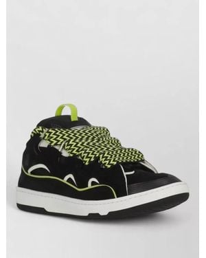 Lanvin Leather Low-Top Trainers - Green