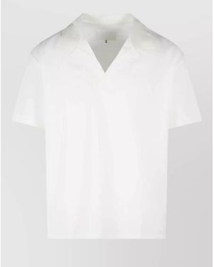 Maison Margiela Cotton Polo Shirt - White