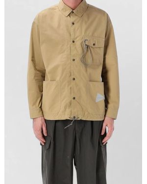 and wander Cordura Technical Shirt Jacket Urban Layering - Natural