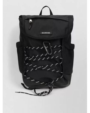 Balenciaga Belt Bag Adjustable Straps Top Handle Zipper - Black
