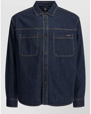 Stussy Denim Shirt - Blue
