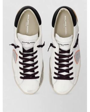 Philippe Model Prsx Lace Up Low Sneakers - Multicolor