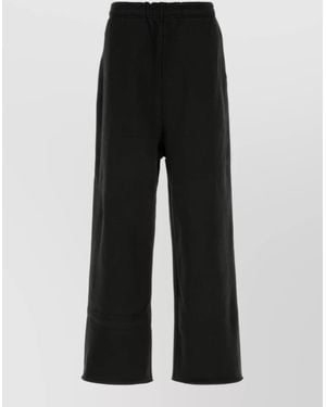 Entire studios Cotton Wide-Leg Pants - Black