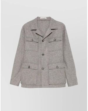 Tagliatore "G Tempest" Jacket For - Gray