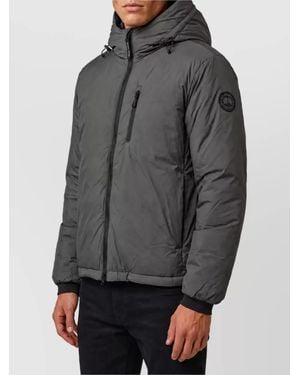 Canada Goose Down Hooded Puffer Jacket - Gray