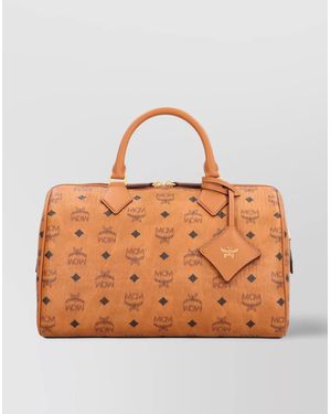 MCM Boston Ella Cross-Body Bag - Orange