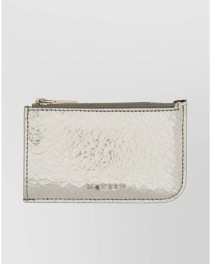 McQueen Leather Card Holder - Natural