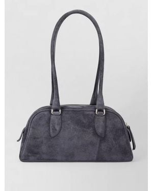 A.P.C. Sac Small Leather Shoulder Bag - Blue