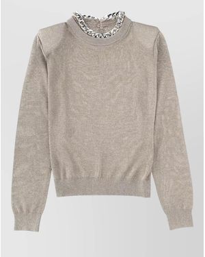 Circus Hotel Link With Chain Sweatshirt - Grey