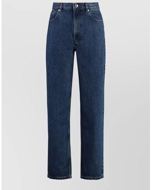 A.P.C. Martin Straight Leg Jeans Five Pocket Design - Blue