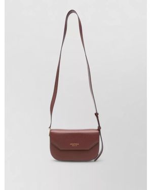 Emporio Armani Leather Belt Bag - White